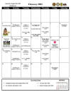 Click here for the February Calendar of Events!